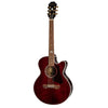 Epiphone Electro Acoustic Guitars Wine Red Epiphone EJ-200 Coupe J-200 EC Studio Parlor Electro Acoustic Guitar