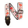 Ernie Ball Guitar Straps Red Bird Winter Ernie Ball Classic Jacquard Guitar Strap