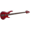 ESP Bass Guitars Cherry Red ESP LTD B-154DX Flame Maple Top 4-String Bass Guitar