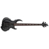 ESP Bass Guitars ESP Tom Araya Signature TA-204 FRX 4-String Bass Guitar - Black Satin