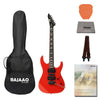 ESP Electric Guitars BUNDLE / Red ESP LTD MT-130 6-String Electric Guitar