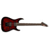 ESP Electric Guitars Dark Brown Sunburst ESP LTD MH1000 Evertune Flamed Maple Electric Guitar - Dark Brown Sunburst