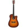 ESP Electro Acoustic Guitars Almond Sunburst ESP LTD LXAD100 Dreadnought Electro Acoustic Guitar