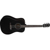 Fender Acoustic Guitars Black Fender CD-60 Dreadnought Acoustic Guitar