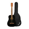 Fender Acoustic Guitars Black Fender FA-15 Steel 3/4 Acoustic Guitar with Gig Bag