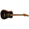 Fender Acoustic Guitars Black Top Fender Limited Edition Redondo Mini Acoustic Guitar with Gig Bag