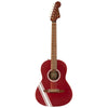 Fender Acoustic Guitars Candy Apple Red Fender Limited Edition FSR Sonoran Mini Competition Stripes Acoustic Guitar with Bag