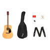 Fender Acoustic Guitars Fender FA-115 Dreadnought Acoustic Guitar Pack - Natural