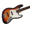 Fender Bass Guitars 3-Color Sunburst Fender Hybrid II Jazz Bass 4 String Electric Bass Guitar