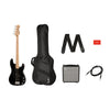 Fender Bass Guitars Black / Maple Fender Squier Affinity Series 4 String Precision Bass PJ Pack