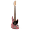 Fender Bass Guitars Burgundy Mist / Indian Laurel Fender Squier Affinity Series Jazz 4-String Bass Guitar