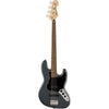 Fender Bass Guitars Charcoal Frost Metallic / Indian Laurel Fender Squier Affinity Series Jazz 4-String Bass Guitar