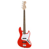 Fender Bass Guitars Race Red / Indian Laurel Fender Squier Affinity Series Jazz 4-String Bass Guitar