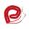 Fender Cables and Connectors Fiesta Red Fender Original Series 30 Feet Right Angle to Straight Coiled Cables