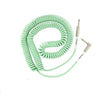 Fender Cables and Connectors Surf Green Fender Original Series 30 Feet Right Angle to Straight Coiled Cables