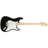 Fender Electric Guitars Black Fender American Standard Stratocaster Maple Neck Electric Guitar