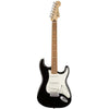 Fender Electric Guitars Black Fender Mexican Standard Stratocaster Pao Ferro Electric Guitar