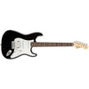 Fender Electric Guitars Black Fender Standard Stratocaster HSS Configuration Electric Guitar