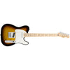 Fender Electric Guitars Brown Sunburst Fender Mexican Standard Telecaster Electric Guitar Maple Fretboard