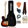 Fender Electric Guitars Bundles Fender Squier Affinity Series Telecaster Electric Guitar with Gigbag, Tuner, Strap, Picks, Polishing Cloth, Cable & E-Book