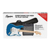 Fender Electric Guitars Bundles Fender Squier Affinity Series 6 String Stratocaster HSS Electric Guitar Pack With Gigbag & Amplifier