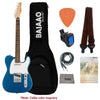 Fender Electric Guitars Bundles Fender Squier Affinity Series Telecaster Electric Guitar with Gigbag, Tuner, Strap, Picks, Polishing Cloth, Cable & E-Book