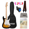 Fender Electric Guitars Bundles Fender Squier Sonic Stratocaster Electric Guitar Bundle With Gigbag, Polishing Cloth, Picks, Strap, Tuner & Ebook