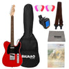 Fender Electric Guitars Bundles Torino Red / Indian Laurel Fender Squier Sonic Telecaster Electric Guitar With Gigbag, Polishing Cloth, Picks, Strap, Tuner & Ebook