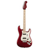 Fender Electric Guitars Dark Metallic Red Fender Contemporary HH Stratocaster Electric Guitar