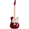 Fender Electric Guitars Dark Metallic Red Fender Squier Contemporary Telecaster HH Electric Guitar