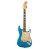 Fender Electric Guitars Lake Placid Blue / Indian Laurel Fender Squier 40th Anniversary Stratocaster Gold Edition Electric Guitar