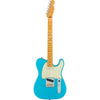 Fender Electric Guitars Miami Blue Fender American Professional II Telecaster Electric Guitar - Miami Blue