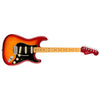 Fender Electric Guitars Plasma Red Burst Fender American Ultra Luxe SSS Stratocaster Electric Guitar