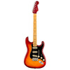 Fender Electric Guitars Plasma Red Burst Fender American Ultra Luxe SSS Stratocaster Electric Guitar