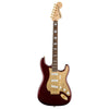 Fender Electric Guitars Ruby Red Metallic / Indian Laurel Fender Squier 40th Anniversary Stratocaster Gold Edition Electric Guitar