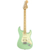 Fender Electric Guitars Satin Surf Green Fender American Performer Stratocaster 6-String HSS Electric Guitar