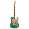 Fender Electric Guitars Sherwood Green / Indian Laurel Fender Squier 40th Anniversary Telecaster Gold Edition Electric Guitar