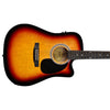 Fender Electro Acoustic Guitar Bundles Fender SA105CE Electro - Acoustic Guitar Bundle with Guitar Amplifier