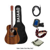 Fender Electro Acoustic Guitar Bundles Mahogany Fender CD60CE Dreadnought Acoustic-Electric Guitar Bundle