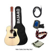 Fender Electro Acoustic Guitar Bundles Natural Fender CD60CE Dreadnought Acoustic-Electric Guitar Bundle