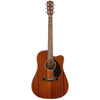 Fender Electro Acoustic Guitars All Mahogany Fender CD-60SCE Dreadnought Electro-Acoustic Guitar