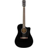 Fender Electro Acoustic Guitars Black Fender CD-60SCE Dreadnought Electro-Acoustic Guitar