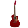 Fender Electro Acoustic Guitars Candy Apple Red Fender Newporter Player 6 String Electro-Acoustic Guitar - Walnut Fretboard