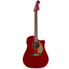 Fender Electro Acoustic Guitars Candy Apple Red Fender Redondo Player Series Electro-Acoustic Guitar