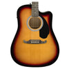 Fender Electro Acoustic Guitars Fender FA-125CE Dreadnought Electro Acoustic Guitar with Dust Cover, Strap, Picks ,Polishing Cloth & Ebook