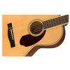 Fender Electro Acoustic Guitars Fender PM 2E Standard Parlor Electro Acoustic Guitar with Case