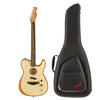 Fender Electro Acoustic Guitars Natural Fender American Acoustasonic Telecaster 6 String Electro Acoustic Guitar