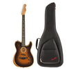 Fender Electro Acoustic Guitars Sunburst Fender American Acoustasonic Telecaster 6 String Electro Acoustic Guitar