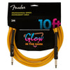 Fender Guitar Cables Orange Fender Professional Series Glow in the Dark Cables