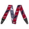 Fender Guitar Straps Red Fender Weighless Monogram Strap